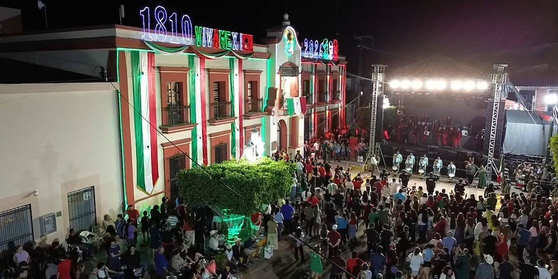 Conmemoración del Grito en Sinaloa.
