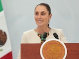 Claudia Sheinbaum, Presidenta de México, este viernes en Cancún.