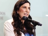 La legisladora Kenia López Rabadán, presidenta de la Cámara de Diputados.