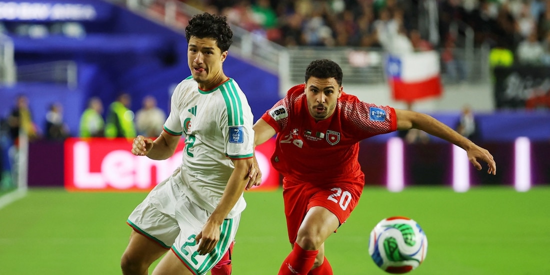 Una acción del Argelia vs Jordania, de la Copa del Mundo 2026