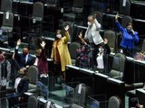 Legisladores sufragan el dictamen, ayer, en la Cámara de Diputados.