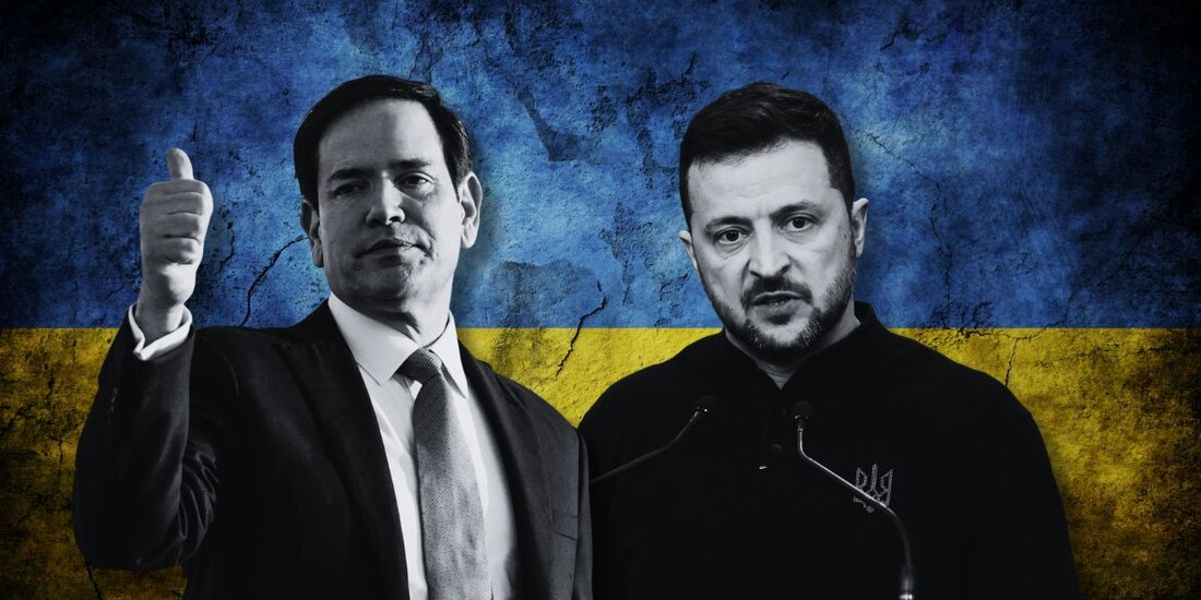 Marco Rubio, secretario de Estado de EU (izq.), aseguró que fueron productivos los diálogos en Ginebra sobre el plan de paz para Ucrania.