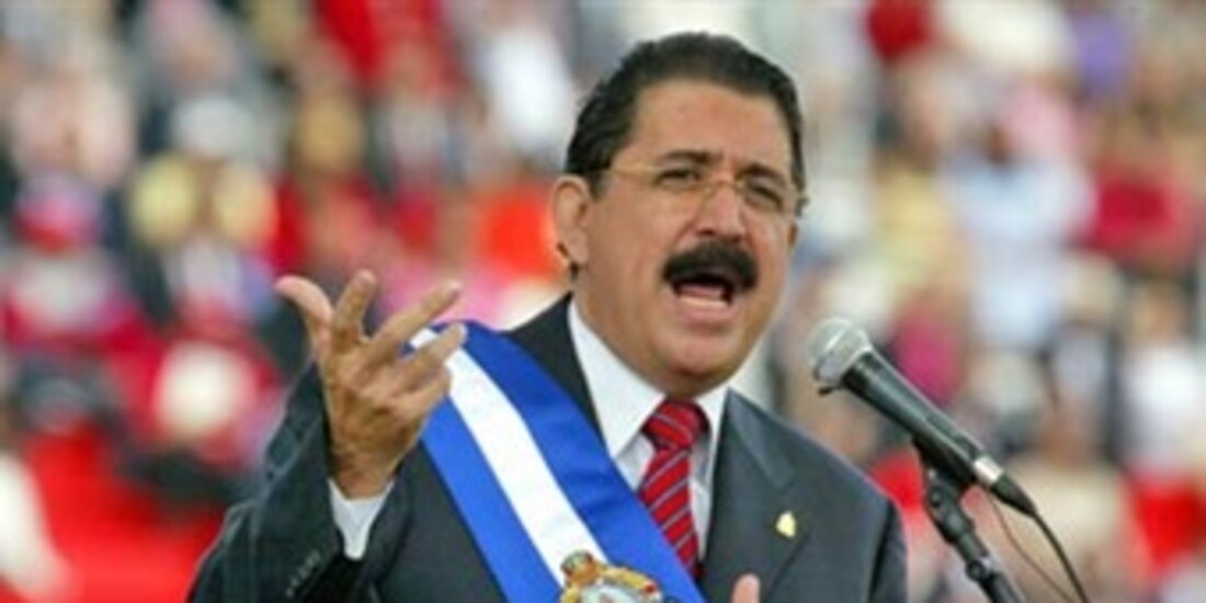El expresidente Manuel Zelaya.