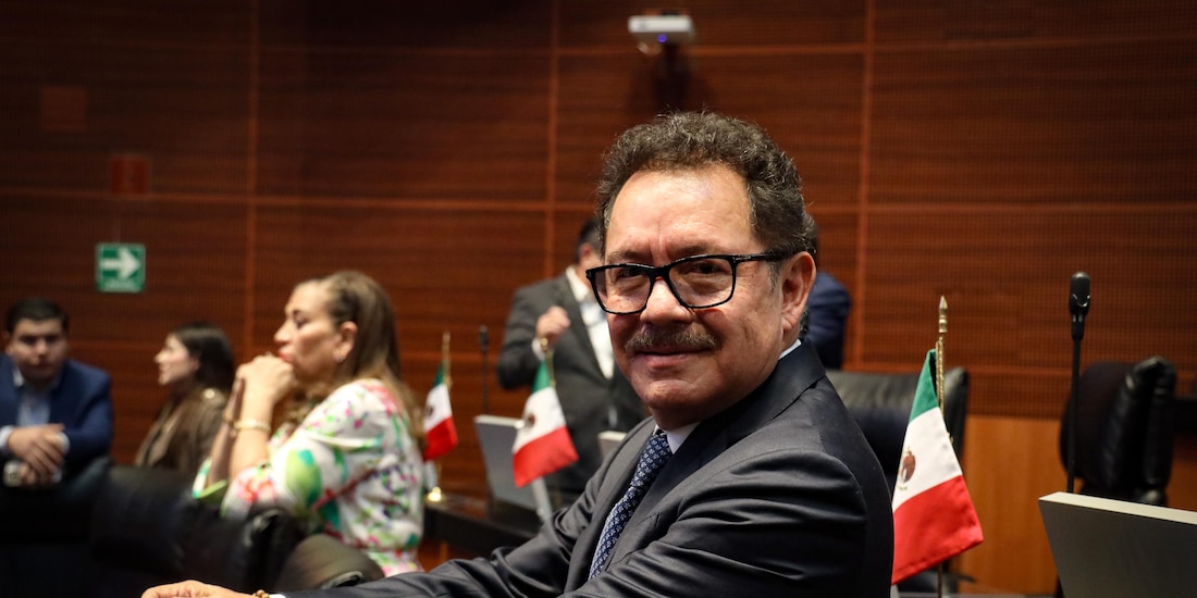 Ignacio Mier Velazco, coordinador de Morena en el Senado de la República.