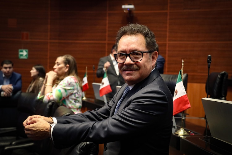 Ignacio Mier Velazco, coordinador de Morena en el Senado de la República.