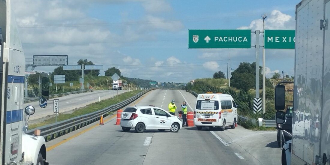 Bloqueo en Arco Norte hoy lunes 2 de septiembre.