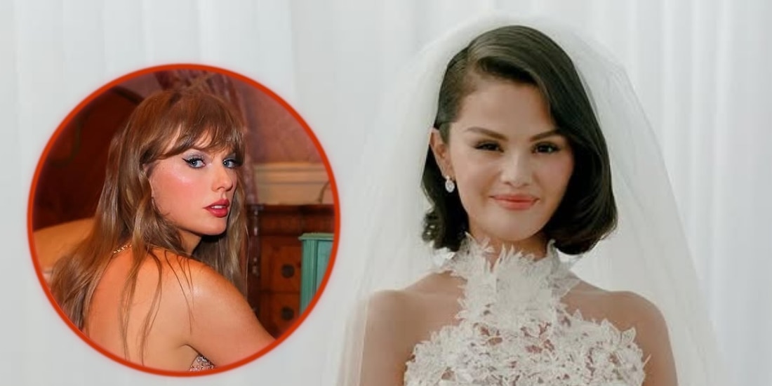 Taylor Swift asistió a la boda de Selena Gomez