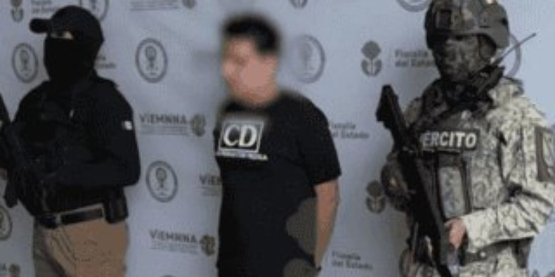 Óscar Adrián “N” fue detenido durante un cateo