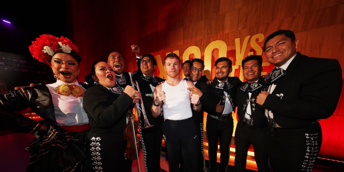 Canelo Álvarez en su Gran Llegada a Arabia Saudita