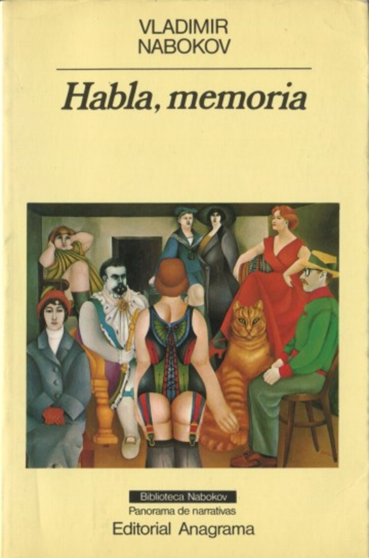 Portada del libro "Habla, memoria"