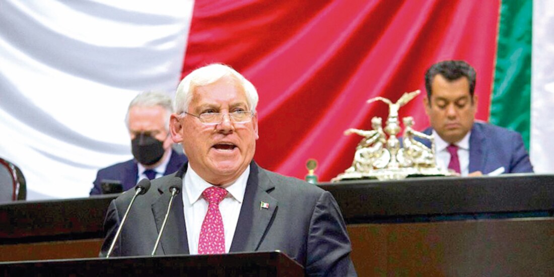 Víctor Villalobos, ayer en Diputados.