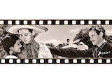 Los actores Tito Guízar, Esther Fernández y René Cardona en escena.