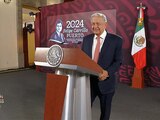 El Presidente Andrés Manuel López Obrador en Palacio Nacional.