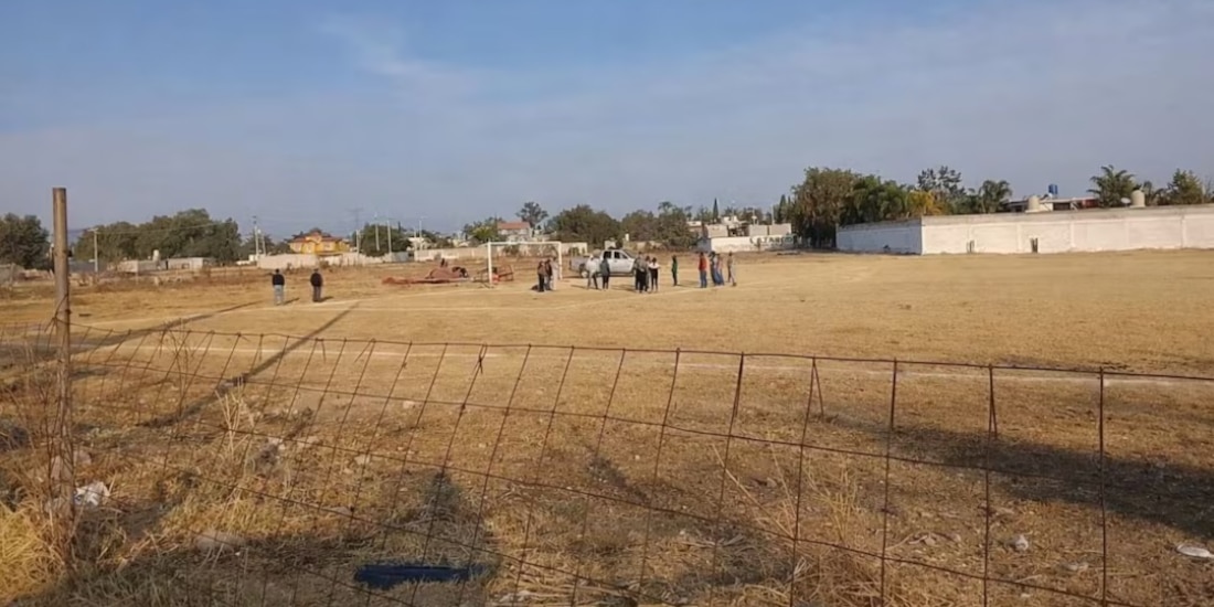 Zona donde se generó el accidente.