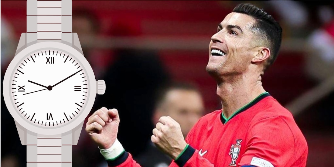 Descubre en cuánto están los relojes de CR7.