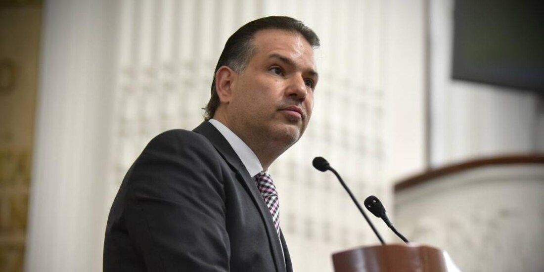 Christian Von Roehrich coordinador del PAN en el Congreso de la Ciudad de México.