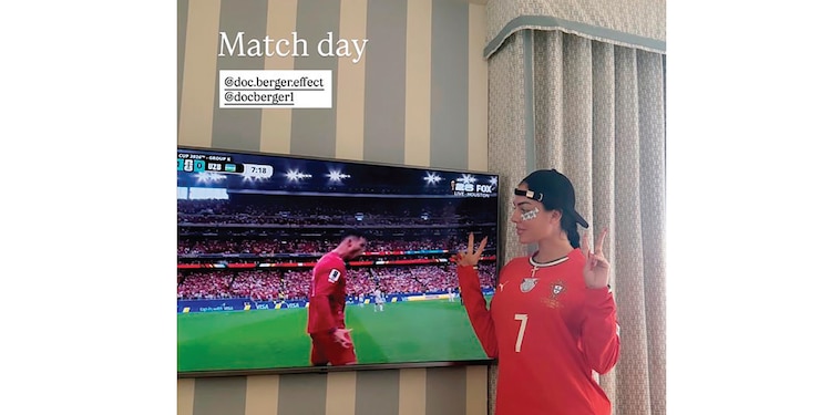ASÍ CELEBRÓ EL PRIMER GOL
DE EL BICHO EN EL MUNDIAL