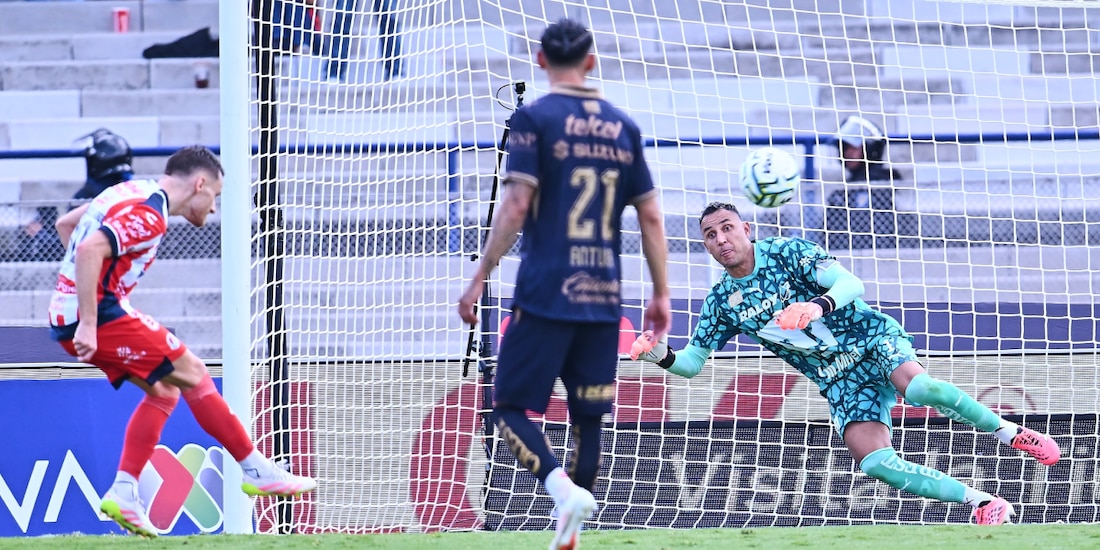 Pumas cayó como local ante el Atlético de San Luis.