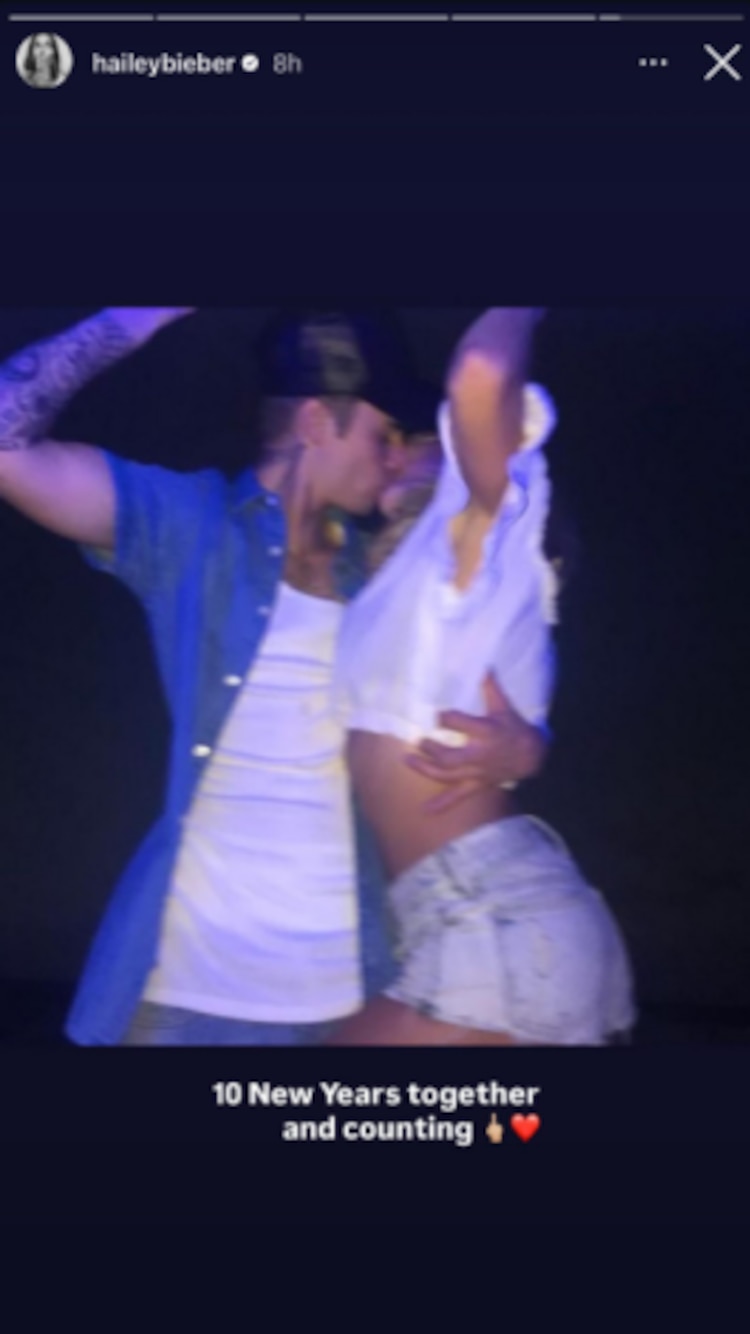 Historia de IG de Hailey Bieber