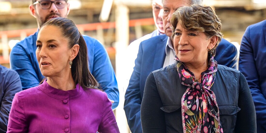 Claudia Sheinbaum y Delfina Gómez.