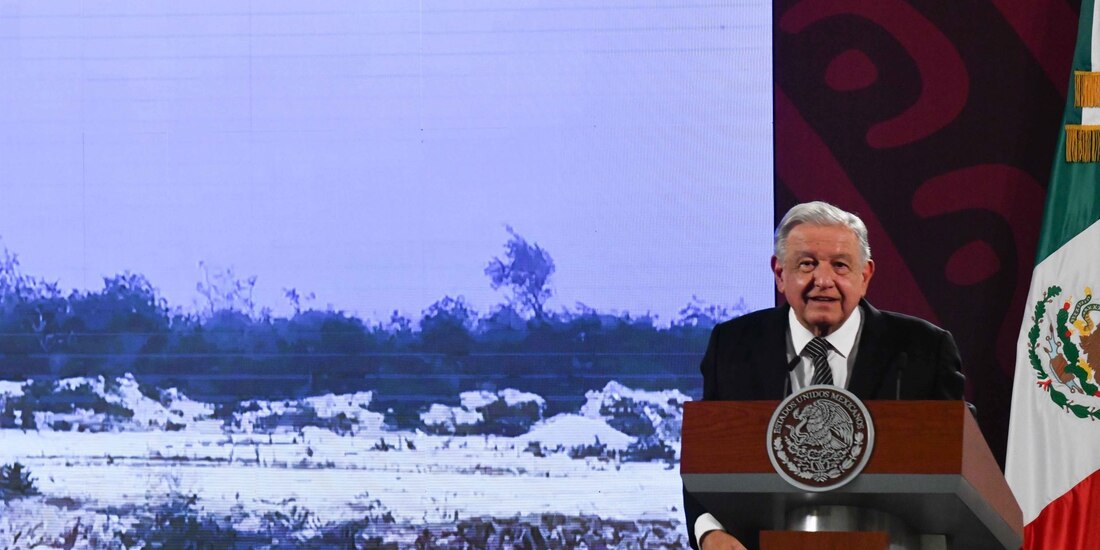 Durante su conferencia matutina, López Obrador se refirió al caso Calica.
