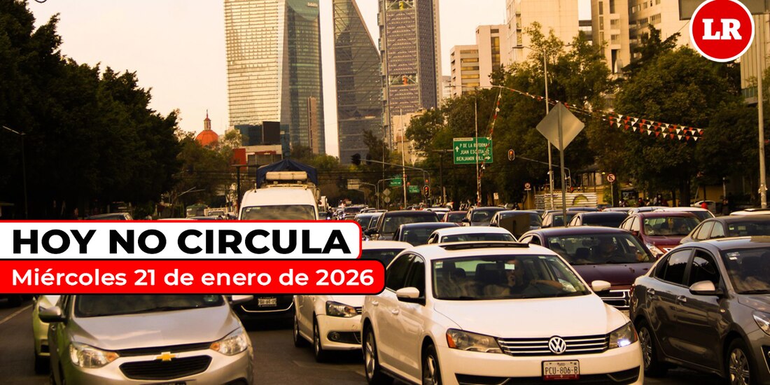 Revisa cómo aplica el Hoy No Circula este miércoles 21 de enero de 2026 en la ZMVM.