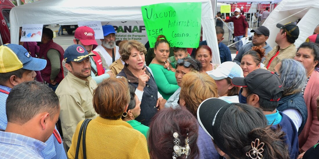 Delfina Gómez revisó el funcionamiento de la Caravana de la Salud, que ha realizado 63 mil acciones para garantizar la salud de habitantes.