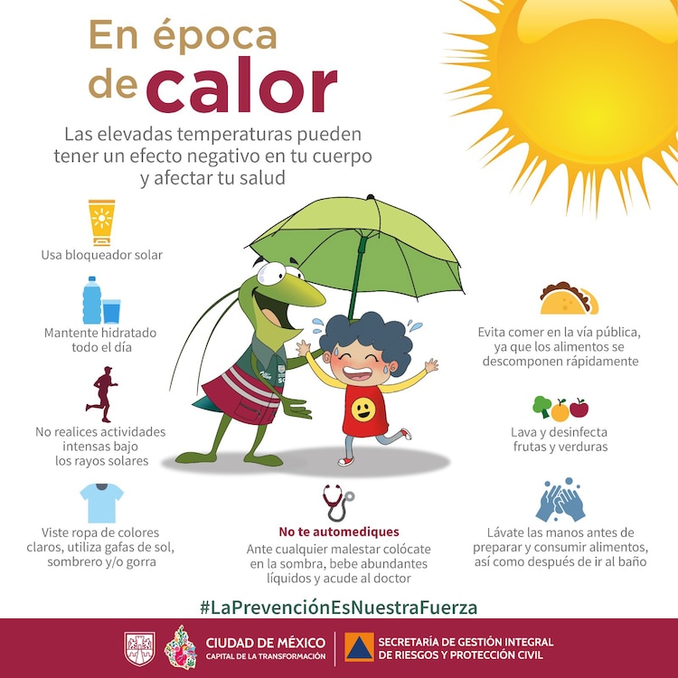 Recomendaciones para temporada de calor