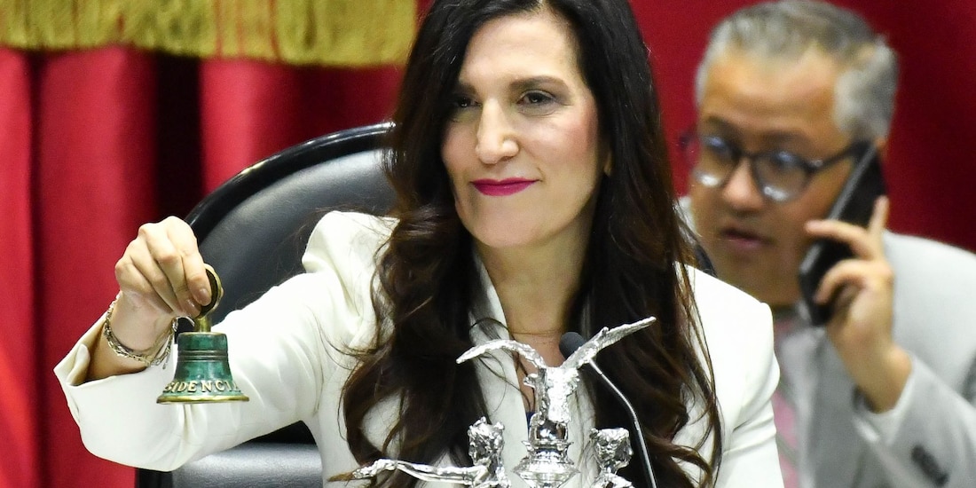 Kenia López, nueva diputada presidenta de la cámara baja