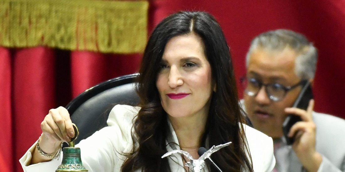 Kenia López, presidenta de la Cámara Baja
