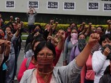 Marcha por los normalistas de Ayotzinapa.