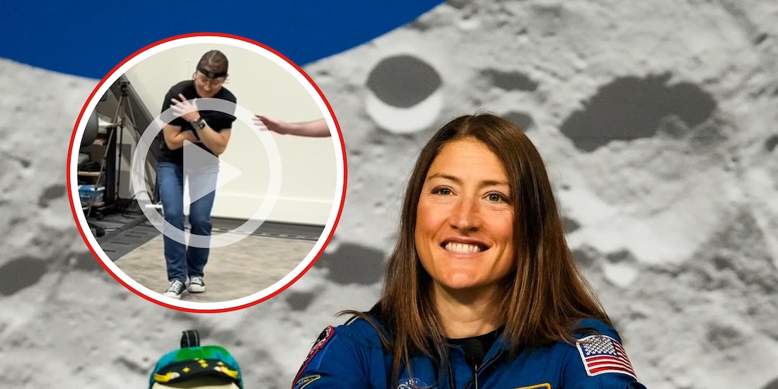 Christina Koch muestra la consecuencias físicas luego del viaje a la Luna