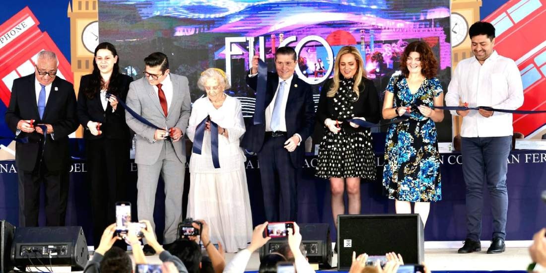 Inauguran la 5ª edición de la Feria Internacional del Libro de Coyoacán.