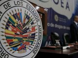 Emblema de la OEA, en imagen de archivo