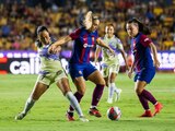 El Barcelona Femenil se impuso por la mínima diferencia a Tigres Femenil en Monterrey.