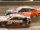 El momento en el que cae la bandera a cuadros en Daytona.