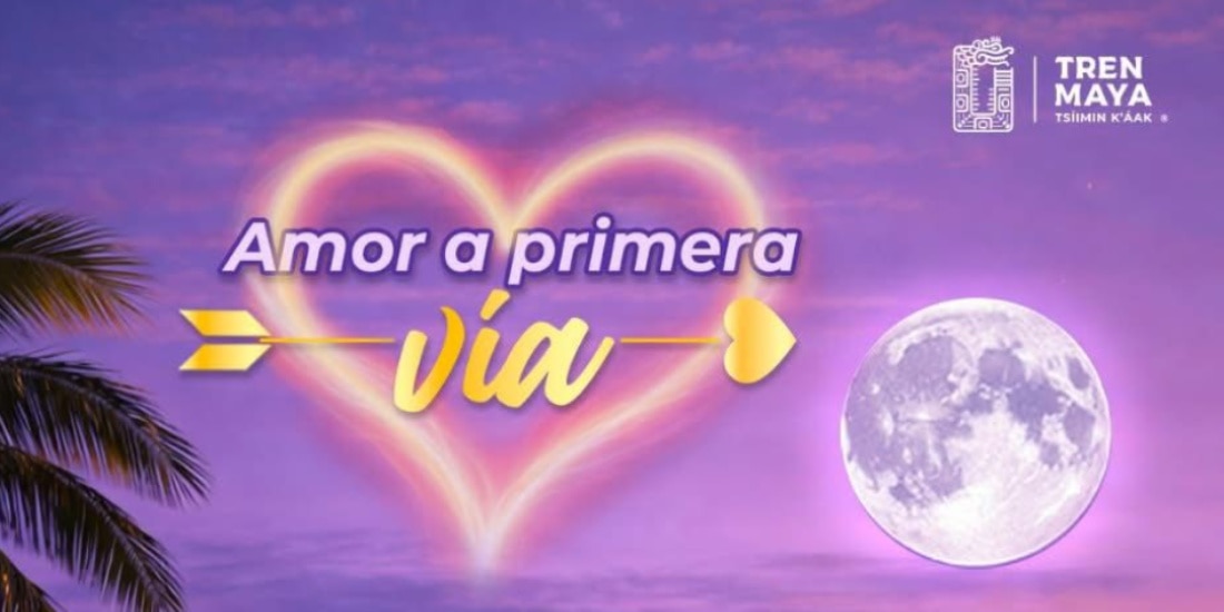Tren Maya lanza promoción 2x1 por el Día del Amor y la Amistad.