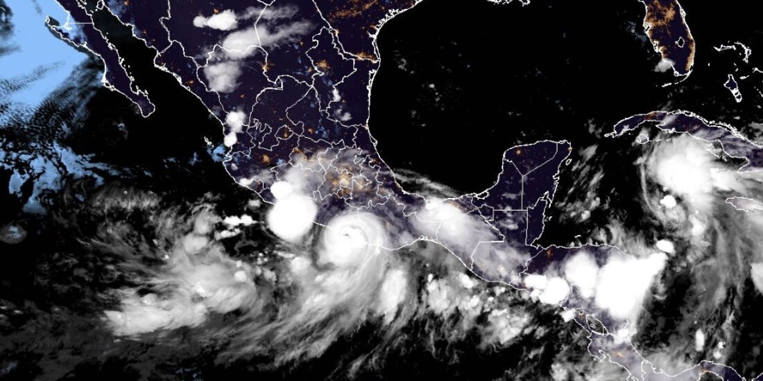 Huracán "John" ya es categoría 3.