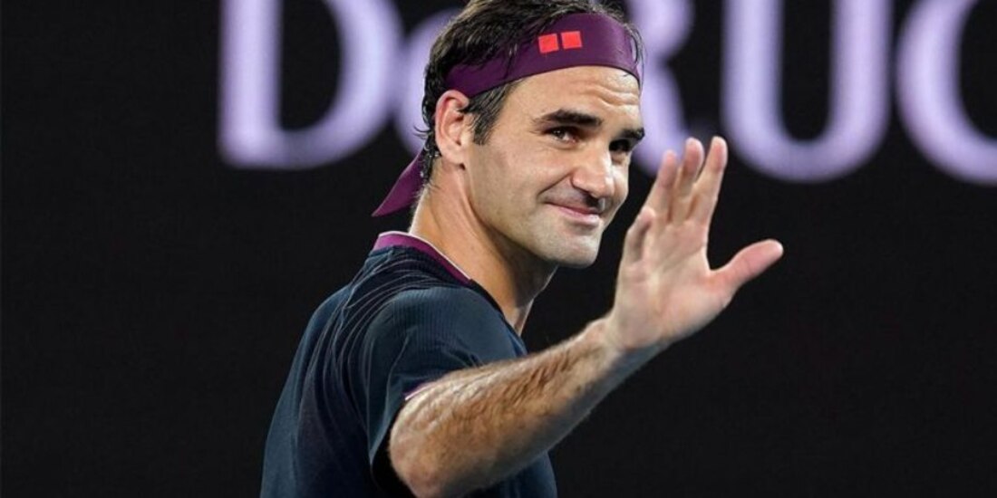 El tenista suizo, antes de un partido.