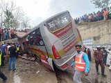 Autobús accidentado en Bangladesh.