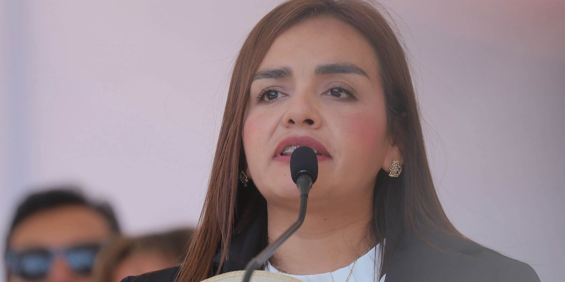 Grecia Quiroz, alcaldesa de Uruapan y viuda de Carlos Manzo.