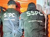 Elementos de la SSPC, ayer, en el cateo en la alcaldía Miguel Hidalgo de la CDMX.