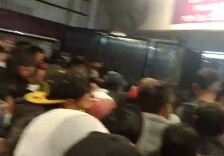 Los tumultos, como los de la época previa a la pandemia.