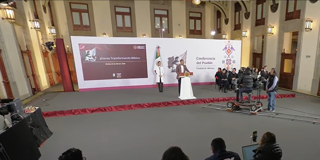 Anuncio en Palacio Nacional.