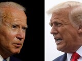 El presidente Donald Trump y el exvicepresidente Joe Biden.