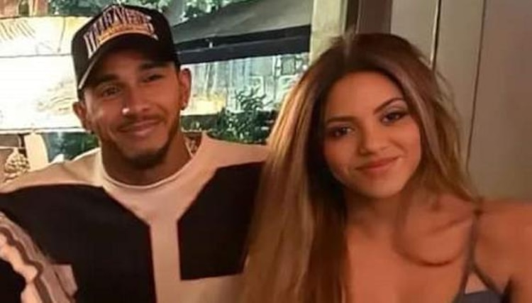 Shakira y Lewis Hamilton