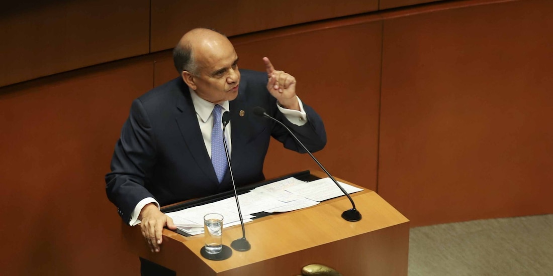 El senador Manuel Añorve Baños, del PRI, el 21 de mayo de 2026.