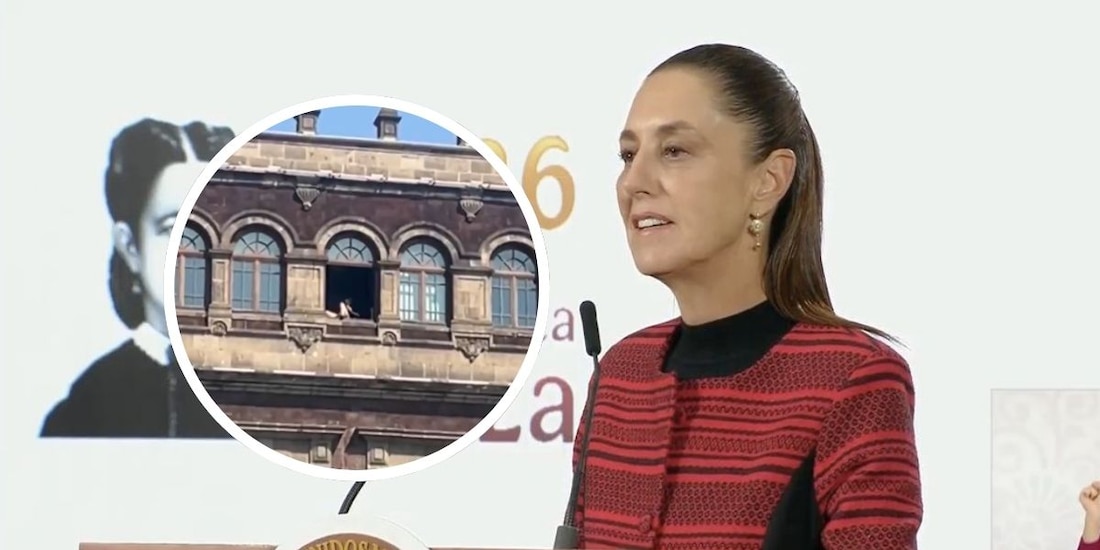 Sheinbaum reconoce que video en Palacio Nacional es verídico, pero informa que ya hubo sanción.