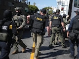 AGENTES de la DEA realizan un operativo contra la venta de drogas el pasado 6 de mayo de 2026 en Los Ángeles, CA, EU.
