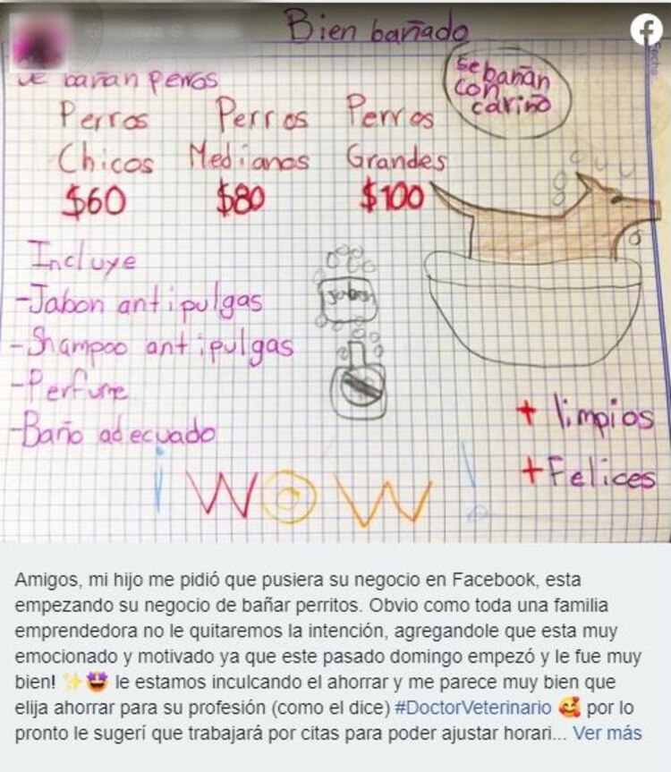 “Se bañan con cariño”, se indica en el tierno letrero.